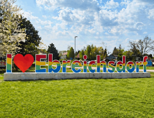 I LOVE EBREICHSDORF – Fotospot im Bezirk Baden